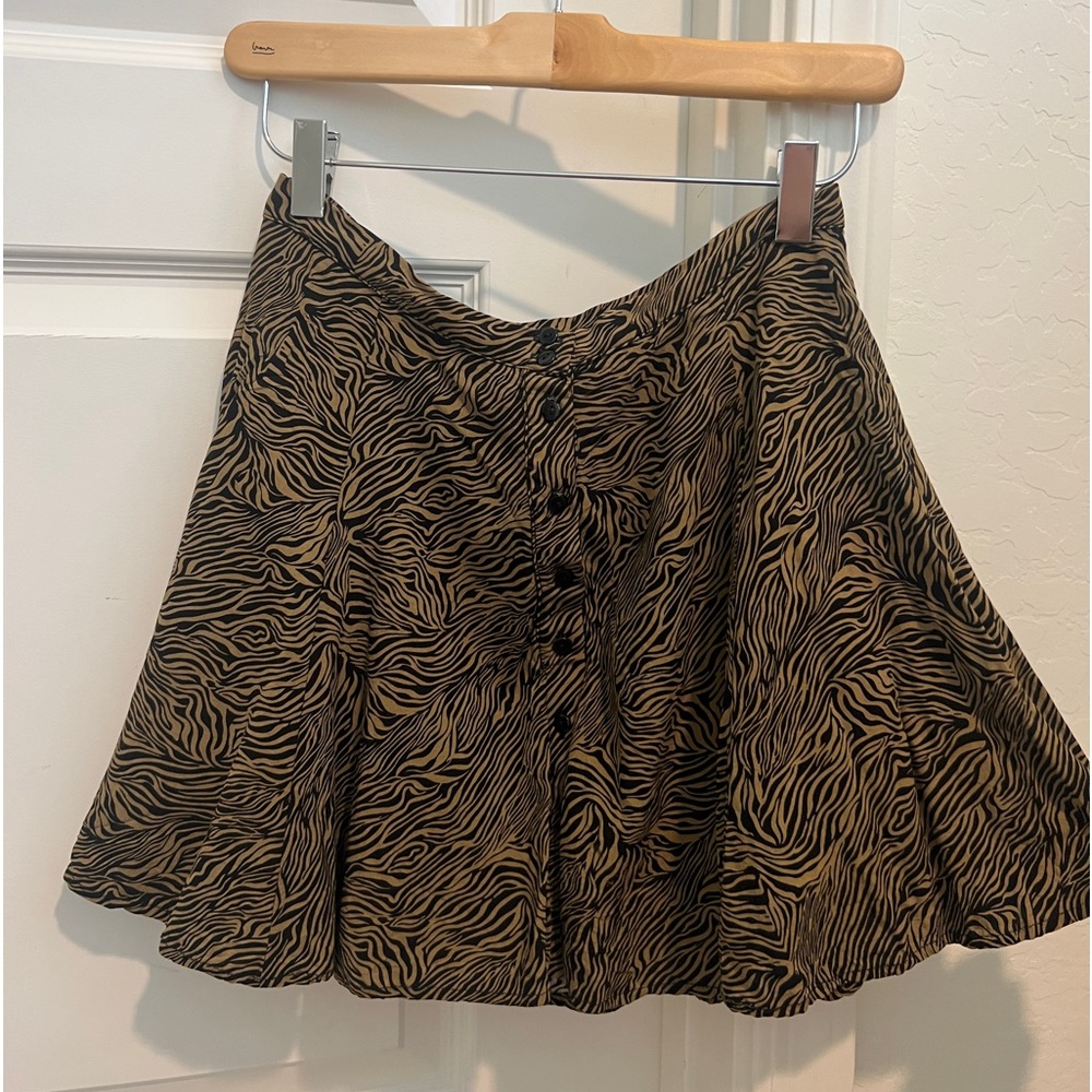Urban outfitters animal print skirt, size S